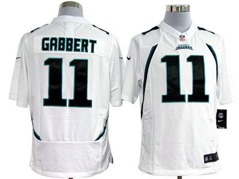White Nike Game NFL jerseys Jacksonville Jaguars 11 Blaine Gabbert